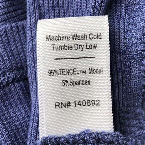 Marine Layer Women’s Ribbed Twist Front Purple Short Sleeve T-shirt Size Small - Picture 12 of 12